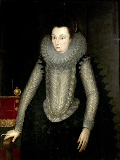 Portret van een dame genaamd gravin van Nottingham, 1600-05 door John de, the Younger Critz